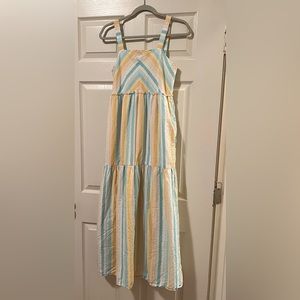 Saylor Maxi Dress - Rainbow Striped